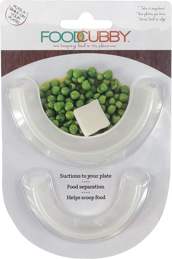 Food Cubby Tallriksavdelare Klar 2-pack
