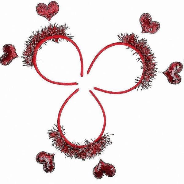 Valentinsdag pannebånd med hjerter