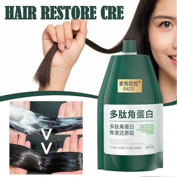 Keratin Peptid Hårreparationscreme til reparation af tørt hår, permanent, farvebalsam