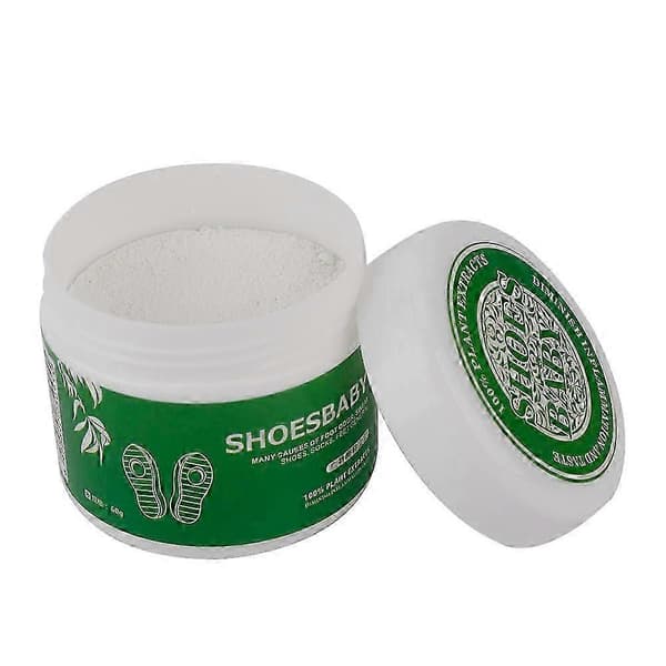 Fodlugtfjernende pulver sko sokker svedlugtfjerner deodorantpulver 60g