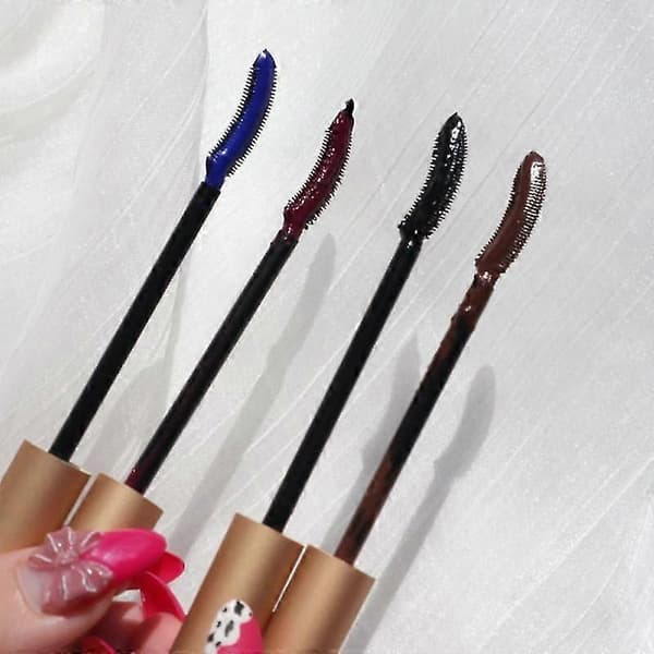 Farget Mascara Svart Vippe Vippeforlengelse Øyenvippebørste Skjønnhetssminke Langvarig S07 Curly-Black