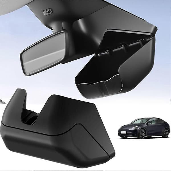 För Tesla Model Y Juniper Bilglasögonfodral Backspegel Solglasögonhållare Förvaringslåda