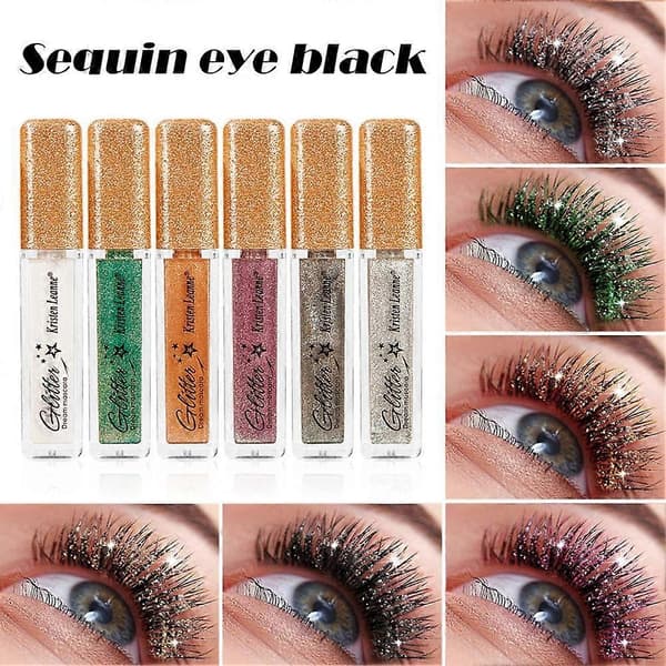 Øjenvippemascara Feens Tåre Øjenvippemascara Glitter Øjenvippemascara 03#