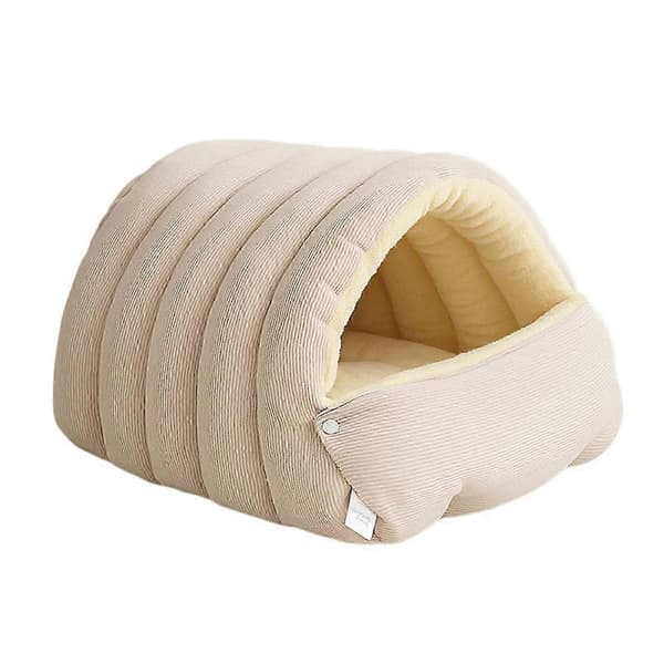 andningsbar kattsäng mysig vinter liten medium Beige L