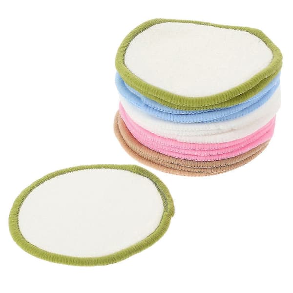 Bambusfiber Makeupfjernerpuder til hjemmebrug Makeupfjernerpuder 15 stk!xx2