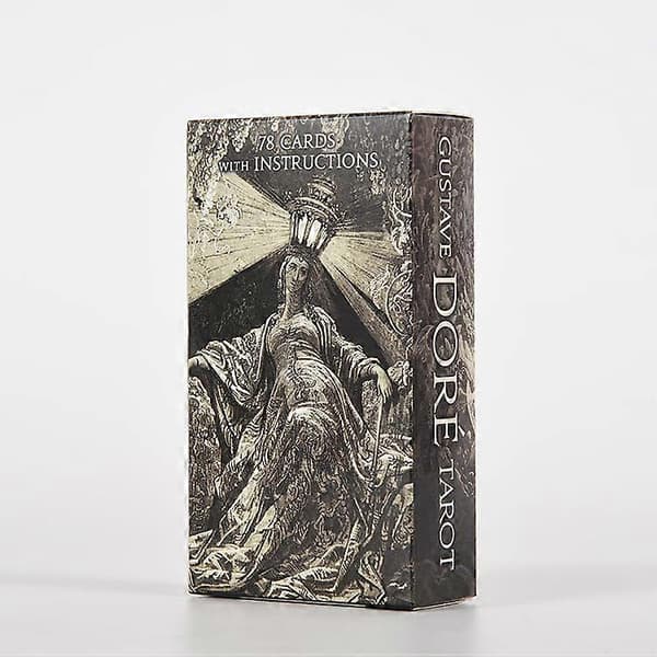 Gustave Dore Tarotkort 78-kortsæt med guidebog til begyndere og eksperter Klassisk kunstværk