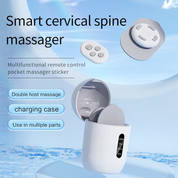 Remote Control Portable Massage Patch for Neck, Back, Waist, and Legs - Mini Massager