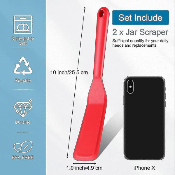 2 stk silikonspatel omelettspatel ant pannekake non-stick ing spatel PXCL