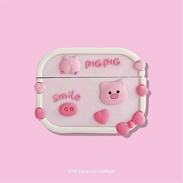 Typ A No.3 Anti-scratch Protective for Pro 4 Cute Cartoon Bluetooth Earphone Silicone Case