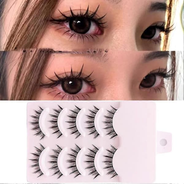 Little Devil Cosplay Eyelash Extension Falske Øjenvipper 5 Par 3D