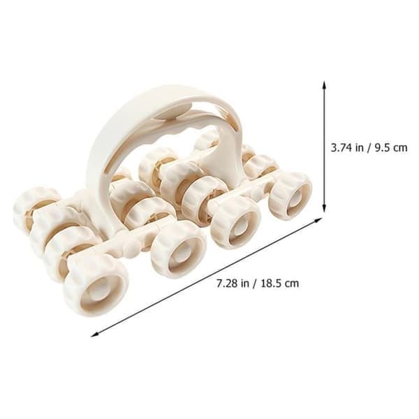 1st Manual Roller Massager Multifunctional Spine Massager (Non-Magnetic)