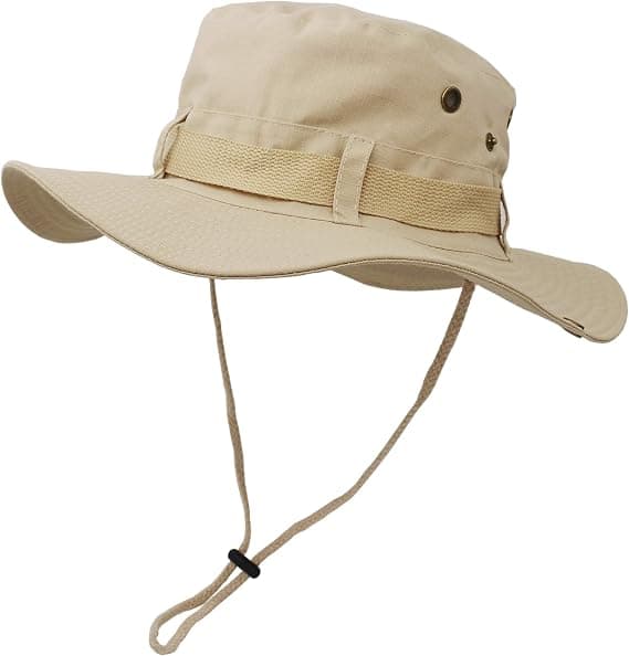Solhatt med bred brem, dobbeltlagsdesign
