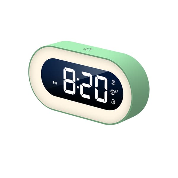 LED Digital Alarm Clock with Dimming Mode / 18 Music Night Light