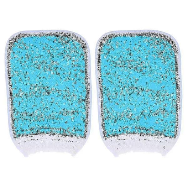 2st Rub Mud Dekontaminering Växtfiber Förtjockande Skrubbhanddukar Badhandskar