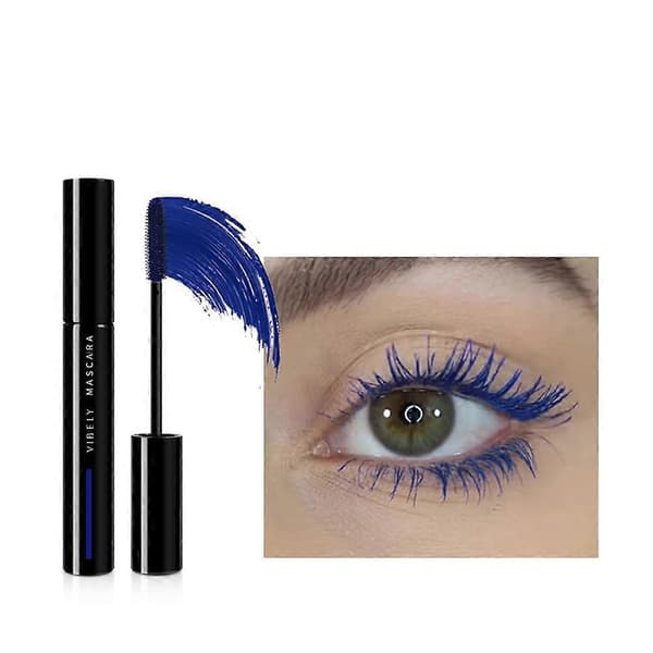 Färgglad Mascara, Volymgivande, Förlängande & Långvarig 05 # Lake Blue One size