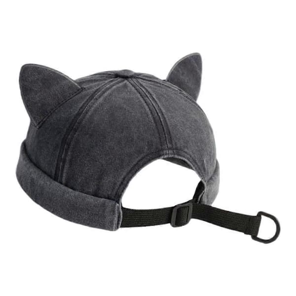 Kattöron Dockerhatt Söta Detaljer Justerbar Säker Passform Brättlös Design Blue One size
