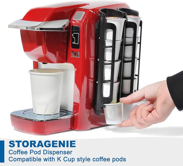 Kaffeposeholder til butikker 15 kapsler, sort