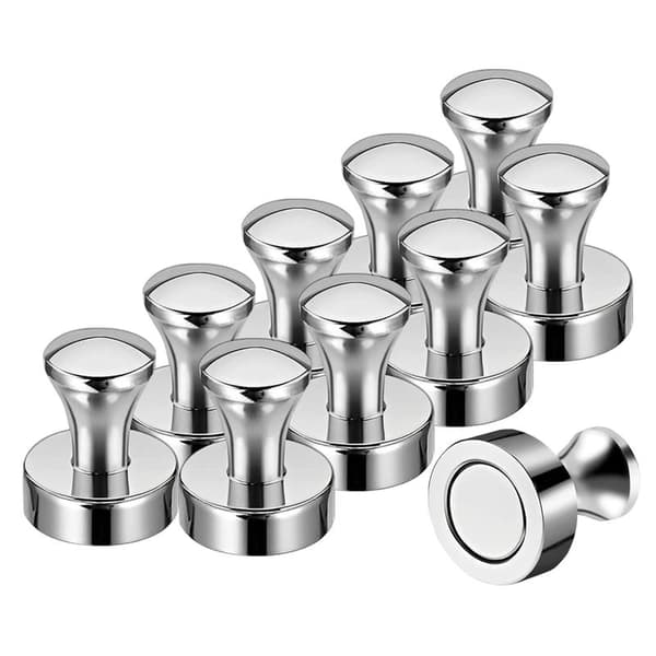 16*20mm - 10 stk Magneter, Små Stærke Magneter i Rustfrit Stål