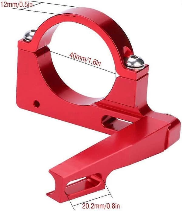 Sykkel Frontgiradapter Sammenleggbar Sykkel Frontklipsadapter (Svart) RED