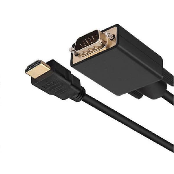 HD til VGA adapterkabel 1080p computervideoforbindelse til kabel HD VGA E1Y4 180cm one szie