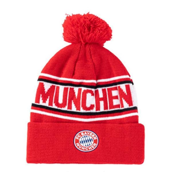 FC Bayern München Knitted Winter Hat Bayern Red