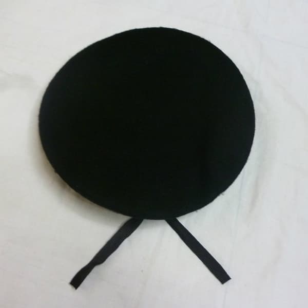 Herr Dam Ull Basker Elastisk Justerbar Mjuk Moderiktig - Musta Black 60cm