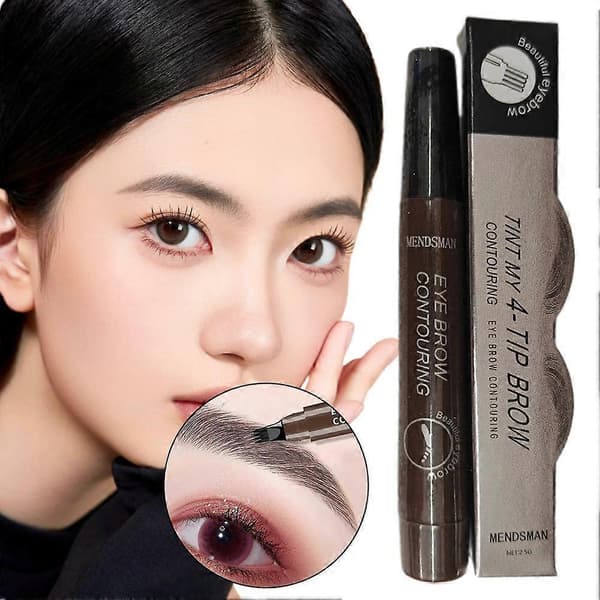 Microblading Tatuering Ögonbryn Bläckpenna Långvarig Ögon Gaffelpenna Bryn P2N2 5 1pcs