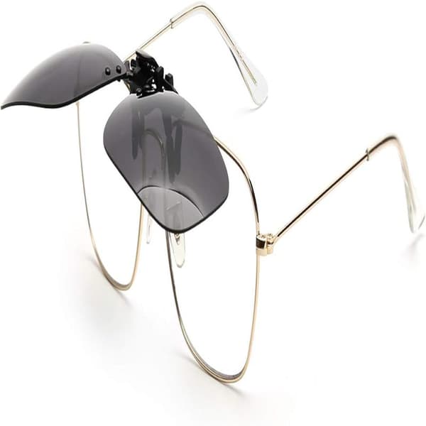 Polariserede Clip-On Solbriller Rammeløse Flip-Up Linser