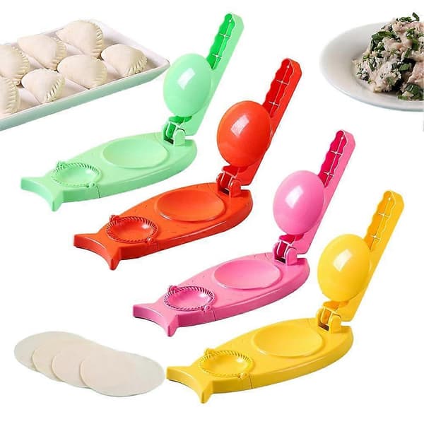2-i-1 Dumpling Maker Dejpresseform Nemt Køkkenredskab D 1pcs