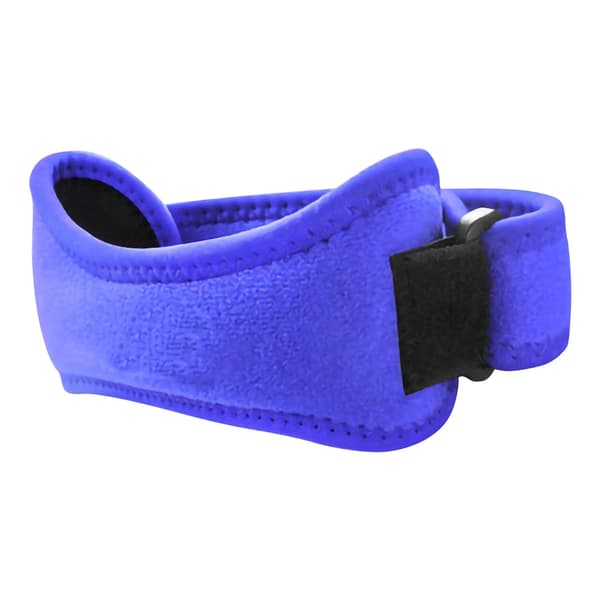 Petella Knee Pads Split Shock Absorption Pressure Adjustable Size Patellar Tendon Support Strap Blue