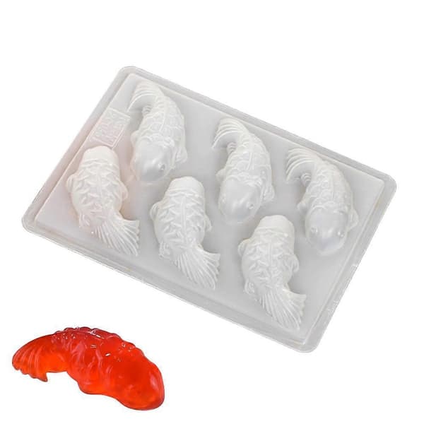 Koi Fisk Silikoneform 20,5 cm Bage- og Chokoladefremstillingsværktøj E