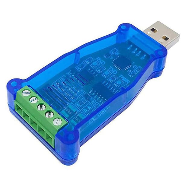 2 stk. USB til RS485 Konverter Isoleret Modul Opgradering Industriel TVS ESD Beskyttelse CH340E Standard RS-485 Kontaktkort