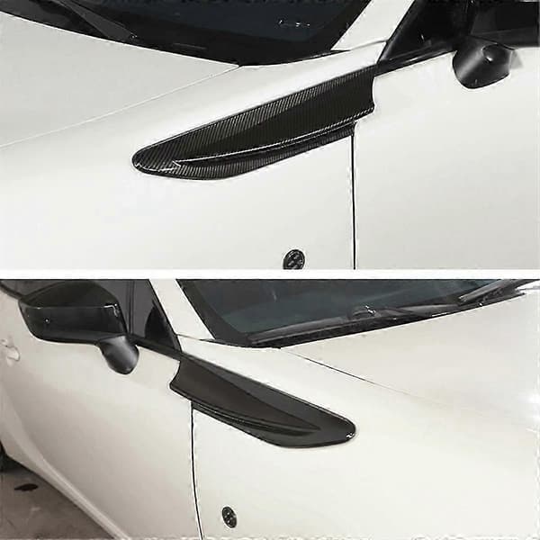Bilsideblader Side Luftutløp Trimdeksler Bilutvendig Tilbehør kompatibel med 86 BRZ 2012-2020 Black