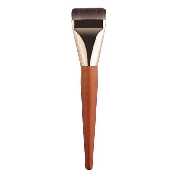 Flad Foundationbørste, Ikke-mærkende Flydende Foundation Makeupbørste Fladt Hoved T5V9 Flat Head 1pcs