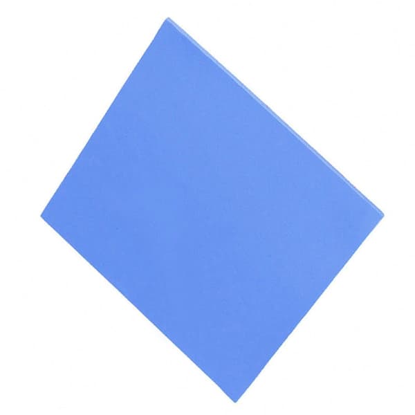 100x100x2mm Blå CPU Termisk Pad Køleplade Kølende Ledende Silikone Pads til Computer
