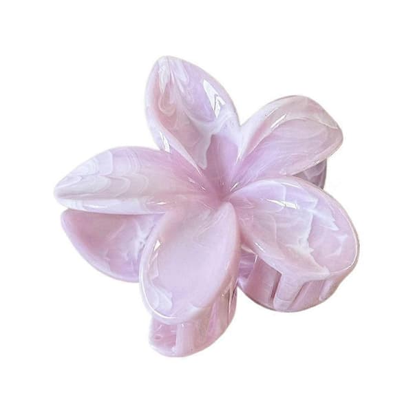 Eggblomst Hårklemme - 3D-printet Blending Hårklemme for Kvinner - Sommerstil Pink