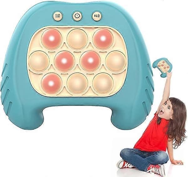 Push Bubble sensoriske leker, sensoriske Fidget bobleleker, lysende modusspill, stressavlastning, utfordringer, pedagogiske spill, barnegaver