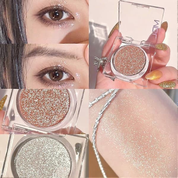 .<Glitter ögonskugga ansiktsmålad glitter glitterpulver B3P2 Zhinu 2g