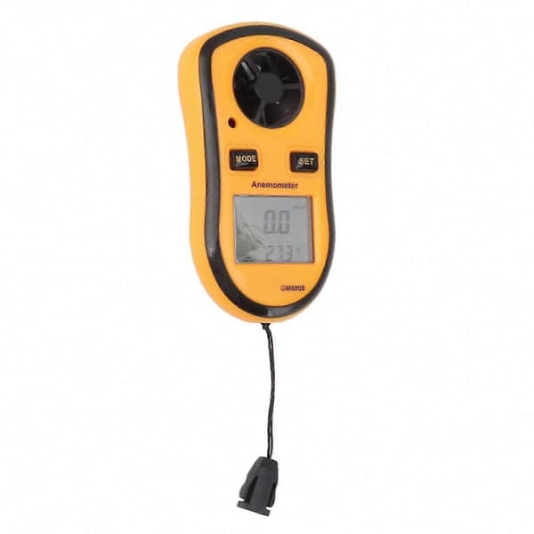 Håndholdt digitalt anemometer Lommevindmåler til vindhastighed Temperatur Strømmåler med digitalt LCD-display YM