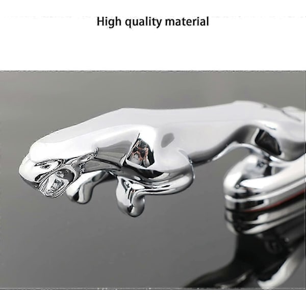 3D Emblem for Jaguar - Bilmerke til panseret - Krom Eagle Badge - Biltilbehør for Jaguar XF XJ XE XK XKR XFL XJS E