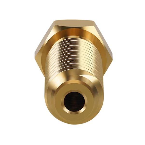 10 st mässingsmunstycken för 2 munstycken 0,4 mm högflöde ,75 mm filament 3D-skrivare Gold