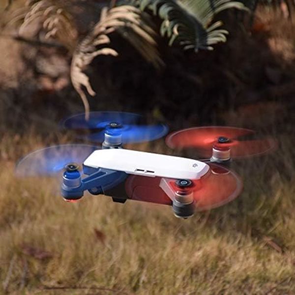 8 stk. propeller til DJI Spark Drone, 4730F Quick Release Foldbare Bladpropeller til Spark, blå og rød