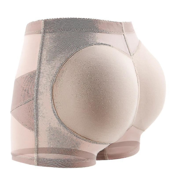 Damer Butt Lift Trosor Body Shaper Byxor Hip Enhancer Trosa Butt Lift Underkläder Beige 2XL
