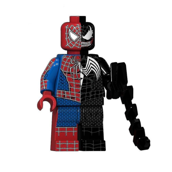 8kpl/ set Superhero Series Minihahmot Rakennuspalikat, Venom Spiderman Mini Toimintahahmot Lelut Fanit Lahjat 3 vuodeksi + Lapset Pojat Tytöt