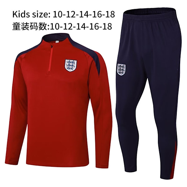 Ny Paris Frankrig Portugal Mbappe Messi langærmet træningsdragt fodbolduniform dragt ydre trøje børnetøj 22 14