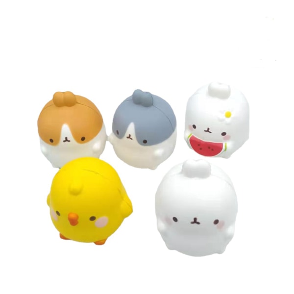 Kawaii Jumbo Squishy Animal Squeeze Toys for Stress Relief Fidget Toys for Kids Recommended for Age 6-12 Months strawberry