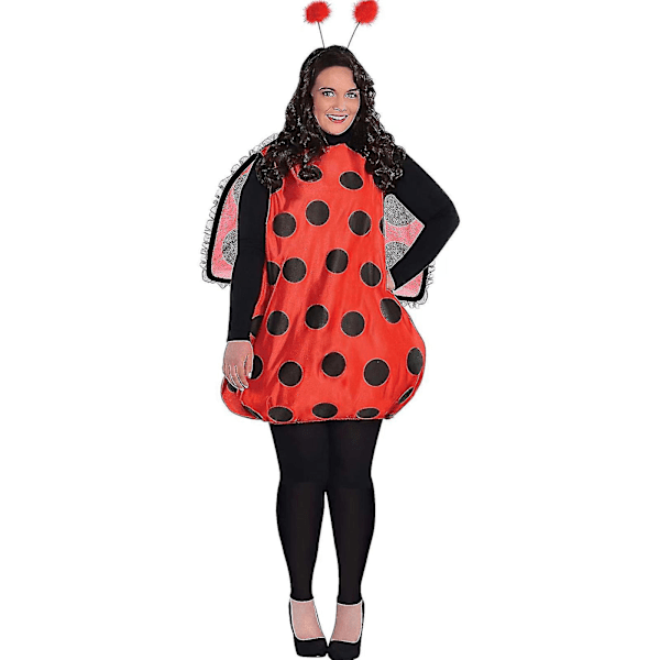 Dam Darling Humla Kostym Vuxna Insekt Maskerad Kläder Insekt Halloween Kostym Kit Cosplay Party Favörer Red 130