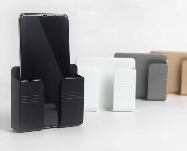 Vegg selvklebende mobilladestativ flere farger Hvit Vit 50