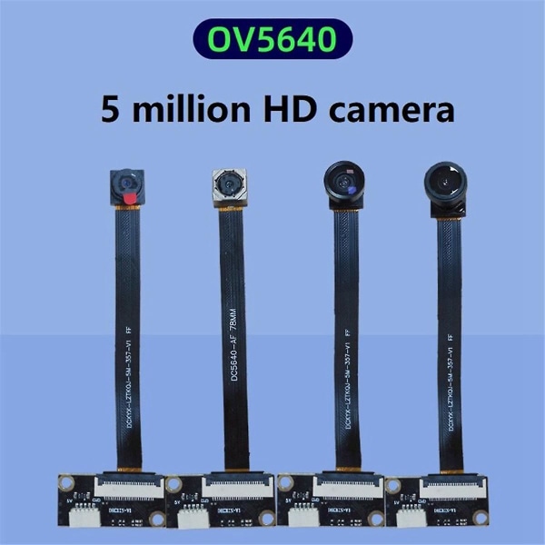 OV5640 5 miljoonan videokameramoduuli kannettavan tietokoneen USB -asematon moduuli tee-se-itse-elektroniikkakomponentille, 16 Black