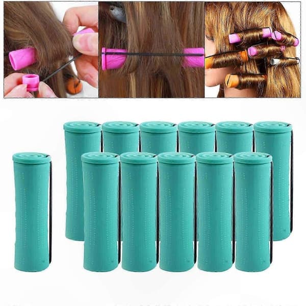 Små Medium Store Permanentstave til Naturlig Bølget Hårstyling 12Pcs 2.5cm